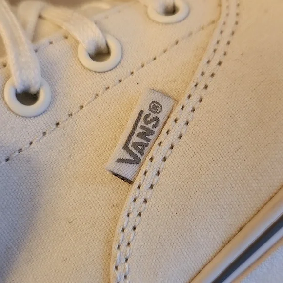 Vans Doheny Shoes White Sneakers Women's 9.5 Off The Wall Classic Canvas - Picture 9 of 11